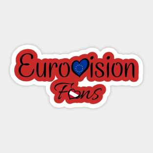 Eurovisión Fans Austria. Sticker